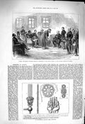 Old Antique Print 1878 Cyprus Garnet Wolseley Konak Nicosia Bairam Light 19th