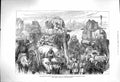 Original Old Antique Print 1878 Afghan War Camp Meean Meer Quetta Column Stores