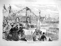 Old Antique Print 1878 Marquis Lorne Princess Louise Halifax Nova Scotia 19th
