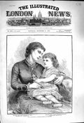 Original Old Antique Print 1878 Princess Alice Duchess Hesse Princess Leopine