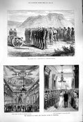 Old Antique Print 1879 Afghan War Mountain Battery Marquis Lorne Montreal 19th