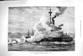 Original Old Antique Print 1879 Disaster Ship Thunderer Ismid Sea Marmora War