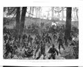 Original Old Antique Print 1879 Afghan War General Roberts Spingawi Kot 19th