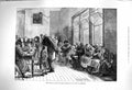 Original Old Antique Print 1879 Distress Sheffield Committee Institute People