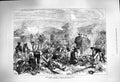 Original Old Antique Print 1879 South African Warfare Siers Halt 24Th Regiment