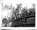 Antique Print *3263 1879 Zulu War Ship Embarkation Highlanders Southampton