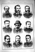 Original Old Antique Print 1879 Zulu War Isanhlwana White Durnford Degach 19th