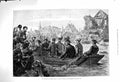 Old Antique Print 1879 Emperor Austria Szegedin Floods Boat River Hungary 19th
