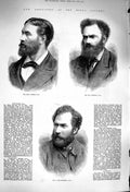 Original Old Antique Print 1879 Royal Academy Fildes Prinsep Mac-Whirter L 19th