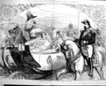 Original Old Antique Print 1879 Queen Prince Consort Emperor Napoleon Windsor