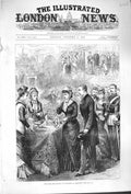 Original Old Antique Print 1879 Duke Duchess Connaught Brighton 19th
