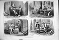 Old Antique Print 1879 Flemish Industries Coppersmith Lace Maker Sabots 19th