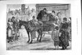 Original Old Antique Print 1879 Ireland Killkenny Royal Mail Day Car Fine Art