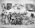 Antique Old Print 1879 Gladstone Midlothian Scotland Calder Corn Exchange 19th