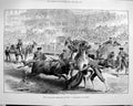 Old Antique Print 1879 Royal Wedding Festivities Spain Bull Fight Madrid 19th