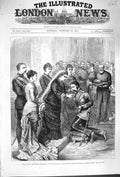 Old Antique Print 1879 Queen War Officers Afghan Zulu Wars Windsor Castle 19th