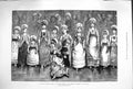 Original Old Antique Print 1879 Children Christmas Party Sir Roger De Coverley