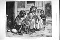 Old Antique Print 1879 Afghan Village Scene Men Music Little Boy Fine Art 19th