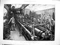 Antique Old Print 1880 Testing Chain Cables Chatham Dockyard Slacking Off 19th