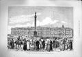 Original Old Antique Print 1880 Winter Palace St. Petersburg Russia Czar Murder