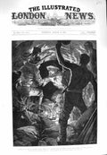 Original Old Antique Print 1880 St. Gothard Tunnel Workmen Airolo Goschenen