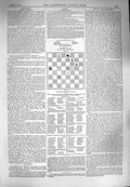 Old Antique Print 1880 Thirteen Pages Chess Moves Illustrated London News 19th