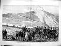 Antique Old Print 1880 Volunteer Review Brighton Attack Kingston Hill War 19th