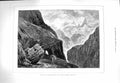 Original Old Antique Print 1880 Pass Gothard Mountains Turner'S Liber Studiorum