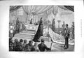 Old Antique Print 1880 Funeral Empress Austria Petersburg Cathedral Paul 19th