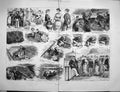 Original Old Antique Print 1880 Yachting Season Sailing Yachts BoatsVictorian