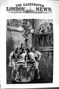 Original Old Antique Print 1880 Colliery Disaster Seaham Mining Rescue 19th