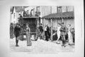 Original Old Antique Print 1880 Scotland Transport Coach Fife Arms Braemar 19th