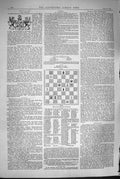 Original Old Antique Print 1880 Eight Pages Chess Moves Illustrated London News