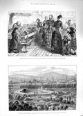 Old Antique Print 1881 War America Lima Peru Irish-Stew Dinner Limehouse 19th