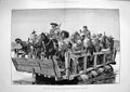 Old Antique Print 1881 War Transvaal Volunteer Sier Crossing River Val 19th