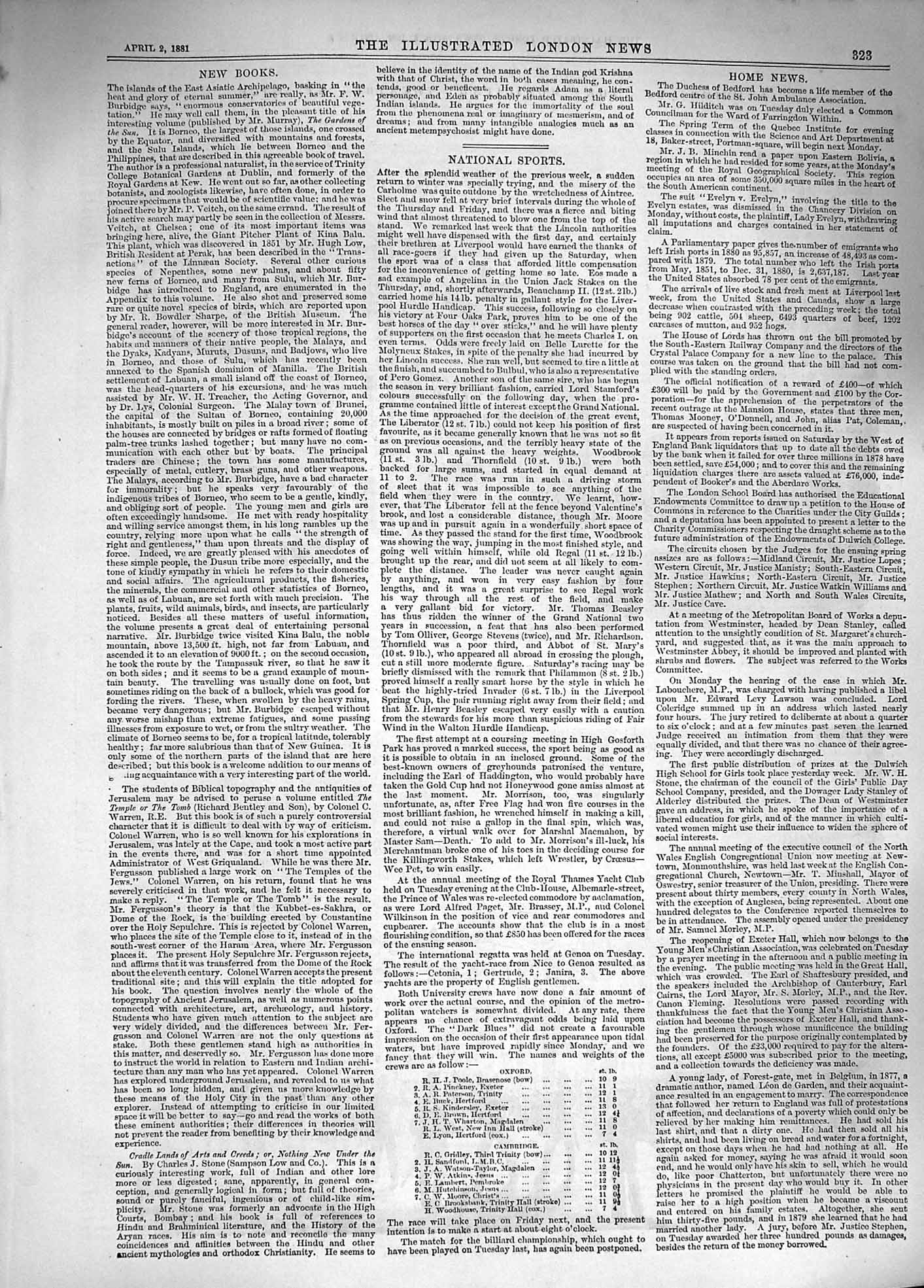 Old Antique Print 1881 Fire Municipal Theatre Nice France Francis De Paul 19th