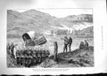 Old Antique Print 1881 Transvaal War Capsizing Pont Incangua River Army 19th