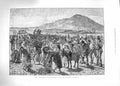 Original Old Antique Print 1881 Ireland Tilling Farm Imprisoned Land Leaguer
