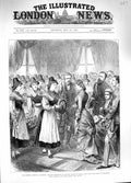 Old Antique Print 1881 Wedding Vienna Princess Stephanie Belgium Salzburg 19th