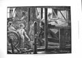 Old Antique Print 1881 Matting Weavers Spinning Wheel Industry Fine Art 19th