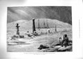 Old Antique Print 1881 American Franklin Graves Ship King William'S Land 19th
