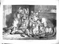 Original Old Antique Print 1881 Lioness Cubs Zoo Wild Animals Fine Art 19th