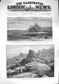 Old Antique Print 1881 Battle Candahar Ayoub Khan Deer Stalking Lochnagar 19th
