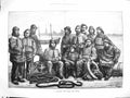 Original Old Antique Print 1881 Life-Boat Crew Ready For Service Fine Art 19th