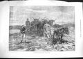Original Old Antique Print 1881 Cattle Ploughing Sussex Downs Agriculture Scene