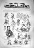 Original Old Antique Print 1881 Trial Percy Lefroy Mapleton Murder Brighton 19th