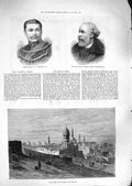 Old Antique Print 1881 Cairo Citadel Colin Mackenzie Brevet-Major Vousden 19th