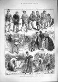 Old Antique Print 1881 Smithfield Club Cattle Show Butcher Drover Breeder 19th