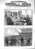 Old Antique Print 1881 Africa Slave Trade Brownrigg Train Crash Canonbury 19th