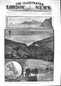 Original Old Antique Print 1881 Fatal Crash Balloon Bridport Eypesmouth 19th